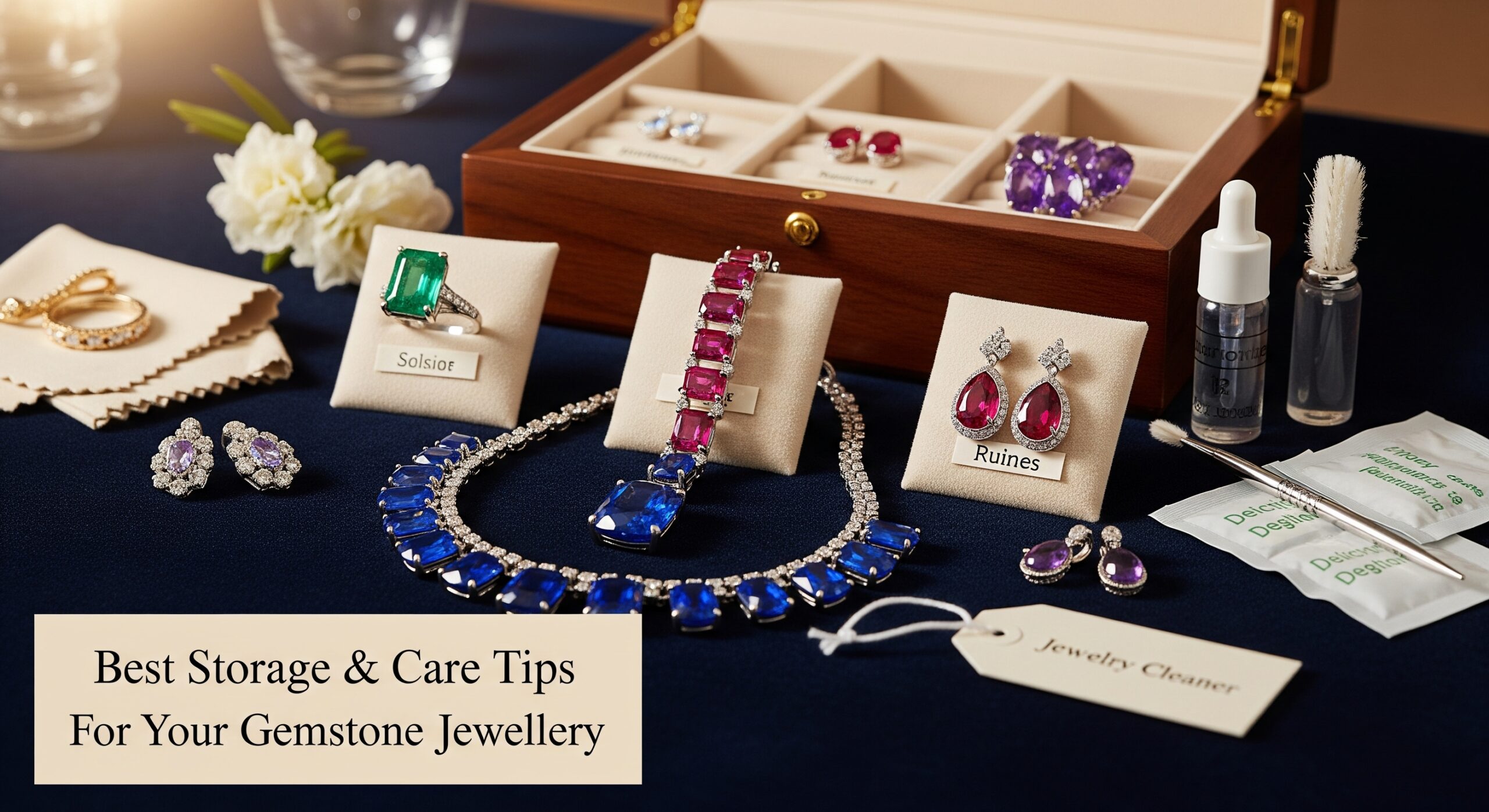 Best Storage & Care Tips For Your Gemstone Jewellery