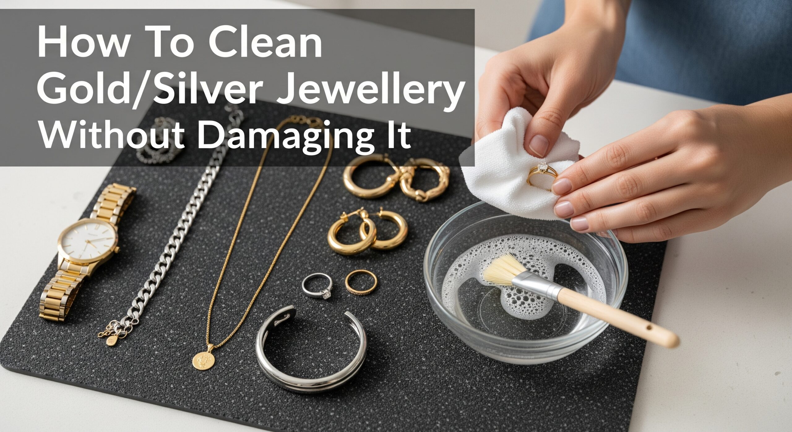 How To Clean Gold/Silver Jewellery Without Damaging It