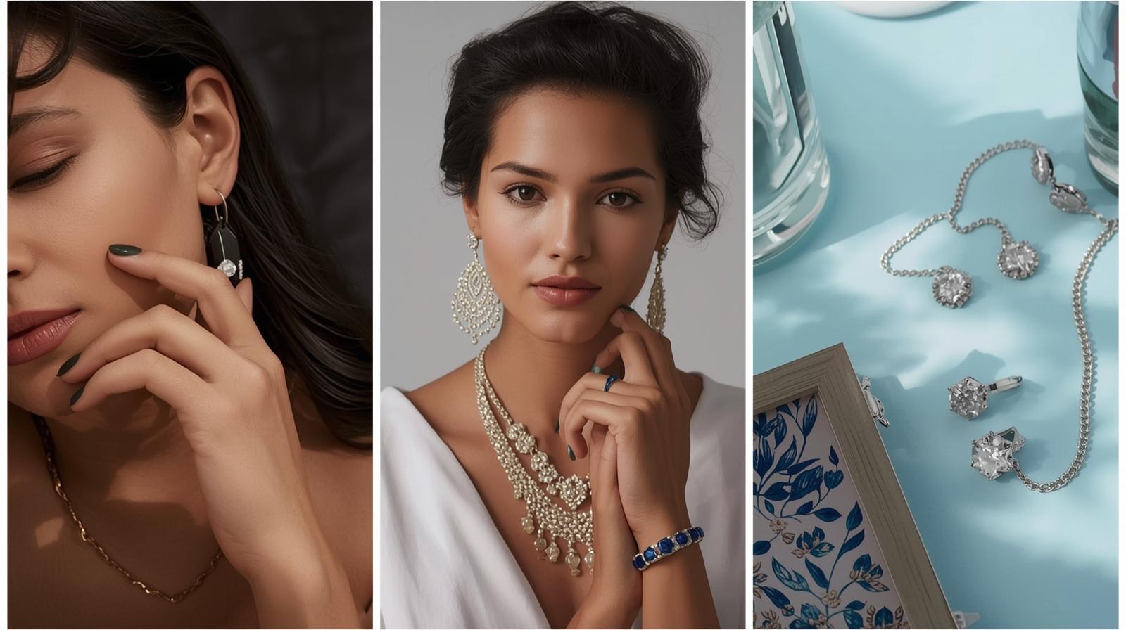 Gold Jewellery Trends 2025_ What Retailers Should Stock Before the Festive Rush_with women model (1)